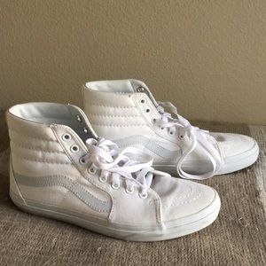 White High Top Vans
